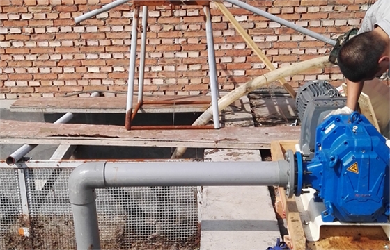 減速電機(jī)糞便輸送泵檢修完成.jpg